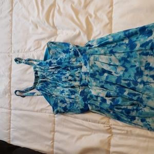 Blue maxi dress